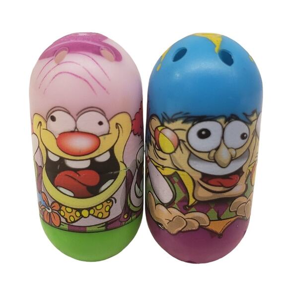 Mighty Beanz Clown Bean 132 and Jester Bean 209 Year 2010 - Picture 1 of 5